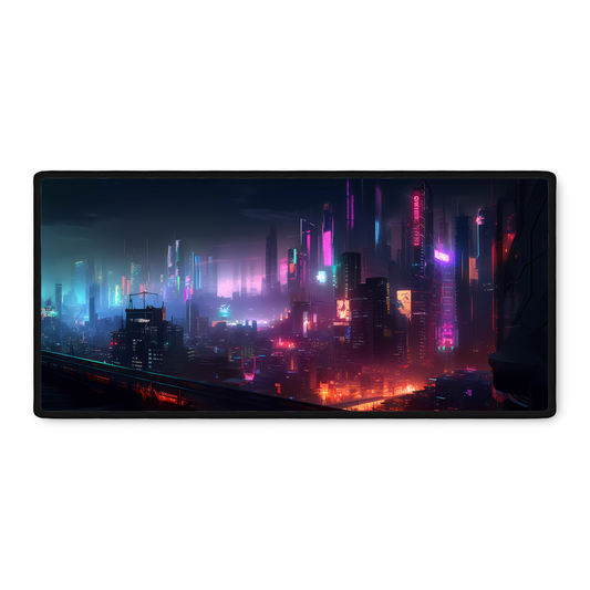 NeonNova-X3 Orbital Hash: CyberRift Edition - Gaming Mousepad