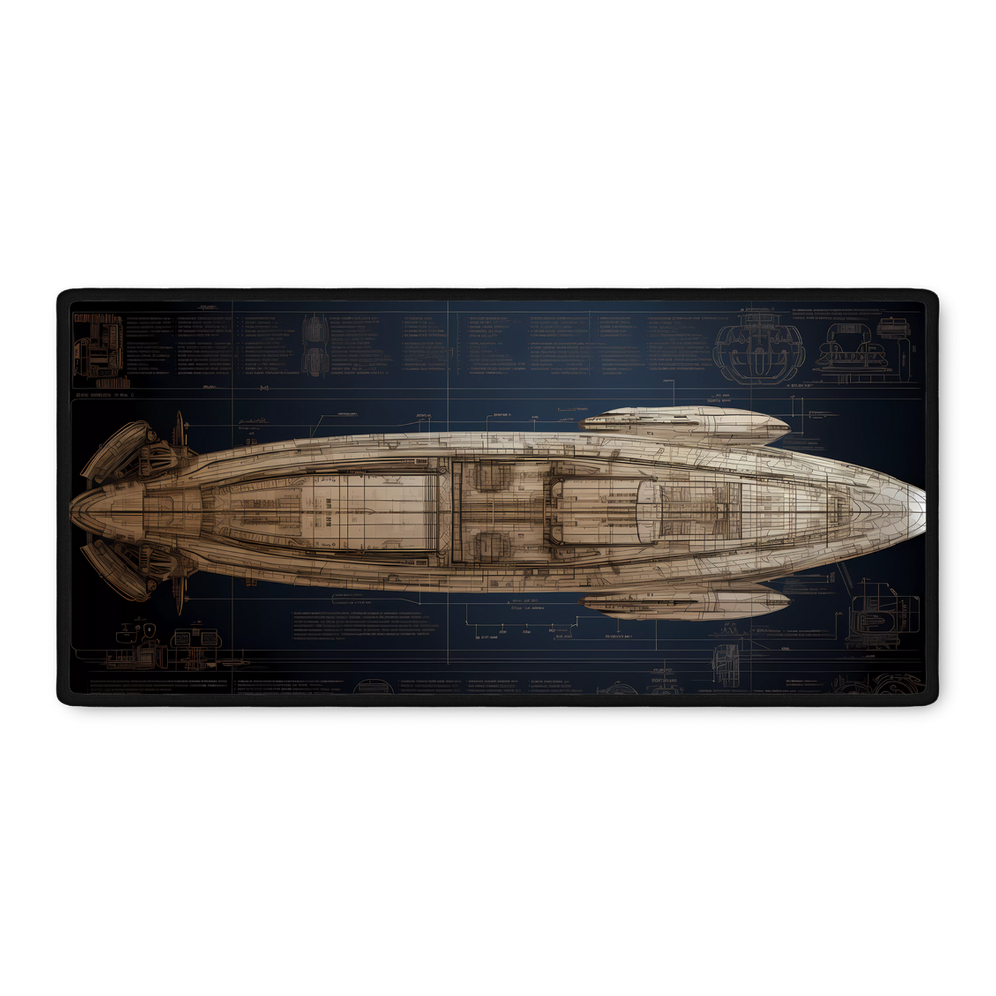 AstroSchematics X-14D - Gaming Mousepad