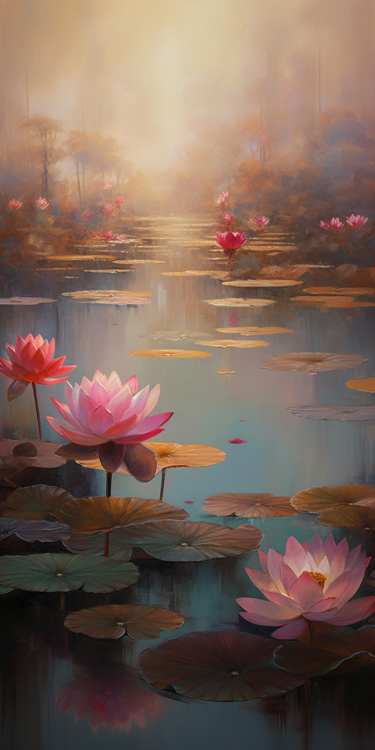 28 Lotus Pond Nature Images HD for Mobile | Flowers Pack 2