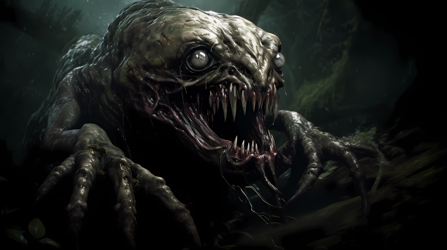 100 Nightmare Creatures Images 4K in 16:9 | Pack 1